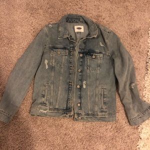 Old Navy Distressed Denim Jacket